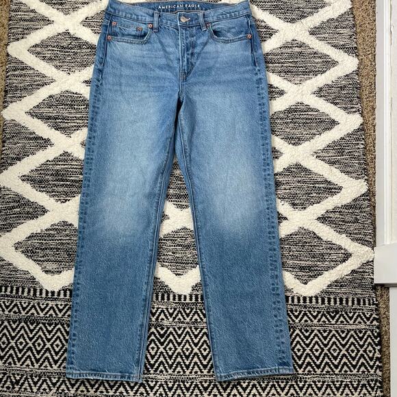 American Eagle Outfitters Denim - American Eagle Stretch Super High Rise Ankle Straight Jeans 8 Regular